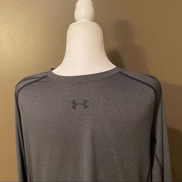 Under Armour Grey Compression Shirt Sz 2XL - Picture 10 of 10